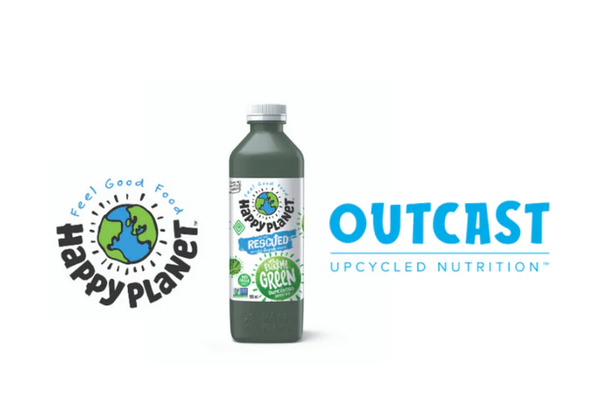 Outcast Upcycled Nutrition Partners with Happy Planet Foods on a mission to combat food waste one smoothie at a time.