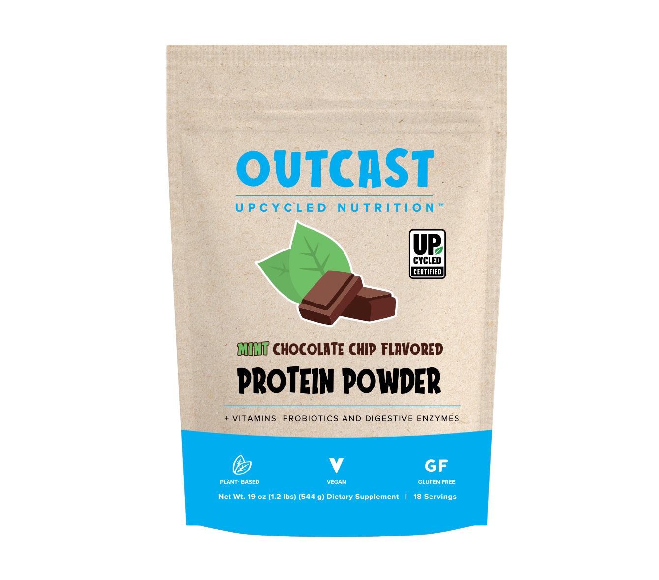 Mint Chocolate Chip Protein Powder 1.2LB